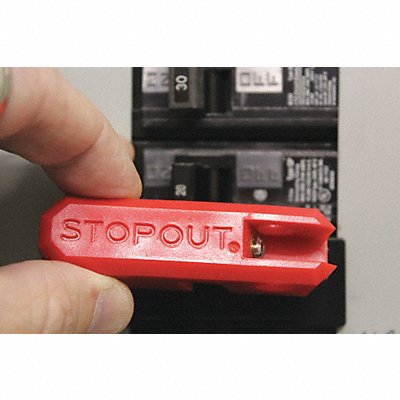 STOPOUT KDD170 Circuit Breaker Lockout Red 3 W