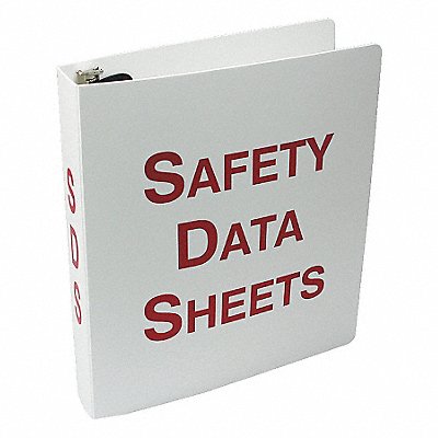 ACCUFORM ZRS634 Binder Red/White 11-3/4 in W English