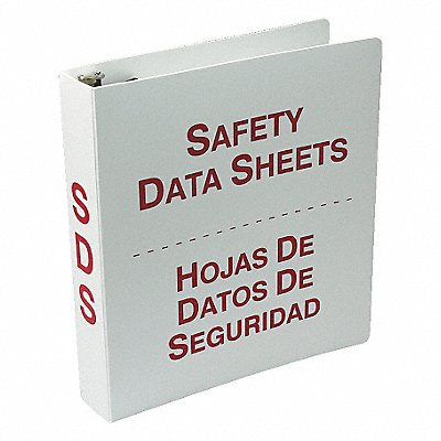ACCUFORM SBZRS634 Binder Red/White 11-3/4 in W Bilingual