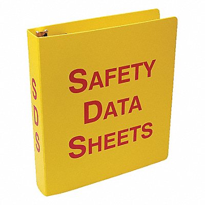 ACCUFORM ZRS642 Binder Red/Yellow 11-3/4 in W English