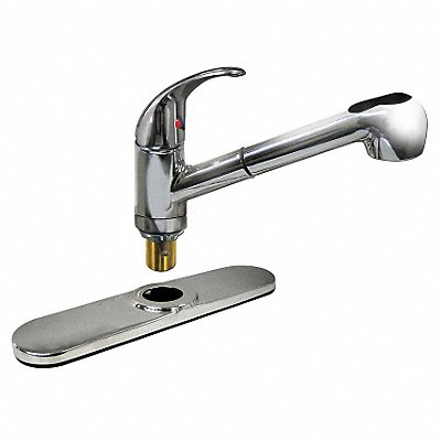DOMINION FAUCETS 772115 Low Arc Pull Out Chrome Dominion Faucets