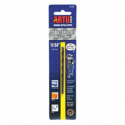 ARTU 1320 Jobber Bit 11/64 in Cobalt Steel