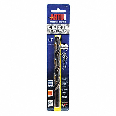 ARTU 1362 Jobber Bit 1/2 in Cobalt Steel