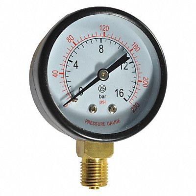 DAYTON TT10Z913PGG Pressure Gauge