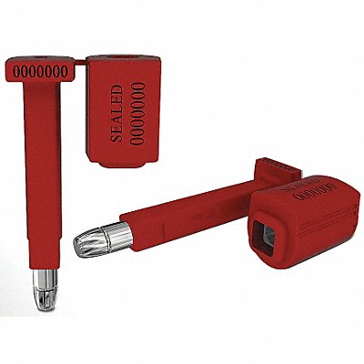 UNIVERSEAL MAGNUMRED50 Bolt Seals Red Plastic PK50