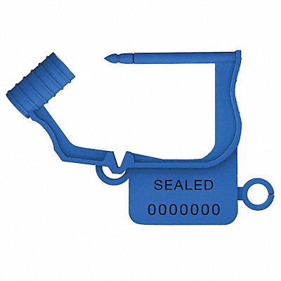 UNIVERSEAL UFLEXBLUE50 Padlock Seals Blue Plastic PK50