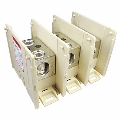 BURNDY BDBMCS3U3 Power Distribution Block Al/Cu 600V AC/DC