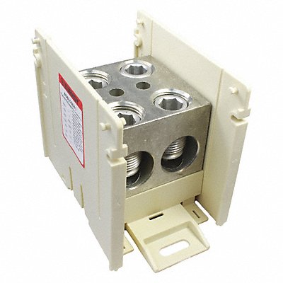 BURNDY BDBLCS6V1 Power Distribution Block Al/Cu 600V AC/DC