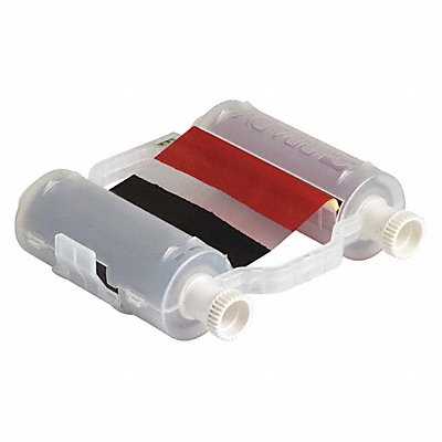 BRADY B30R10000KR16 Printer Ribbon Black/Red 200 ft L