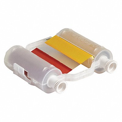 BRADY B30R10000KRYG8 Printer Ribbon Blk/Red/Grn/Yllw 200 ft.L