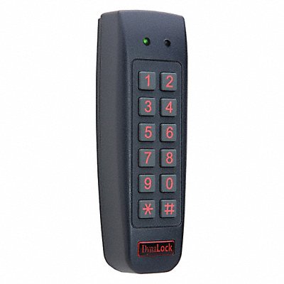 DYNALOCK 7450 Access Keypad Plastic Blue 6in. Hx2in. W
