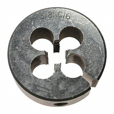 WESTWARD CCT106073 Alloy Steel Die 1.5In W 3/8-16 UNC