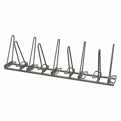 MADRAX SHKDBL9G Bike Rack Silver Color 9 Cap. 25 W