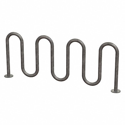MADRAX QSH369SFG Bike Rack Silver Color 9 Cap. 3 W