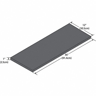 INSTOCK GRPS1236 Shelf Phenolic 36 W 12 D