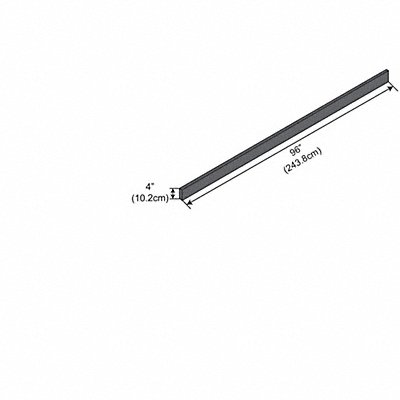 INSTOCK GRLP96041 Work Surface Phenolic Black