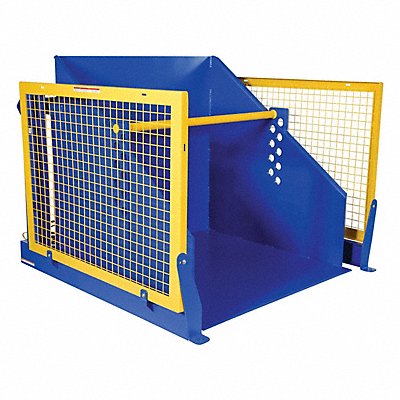 VESTIL HBD236 Box Dumper 36 in H 2000 lb Steel 2 HP
