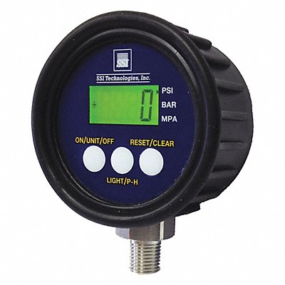 SSI MG1200A9VR K4241 Digital Pressure Gauge 0 to200psi MG1-9V