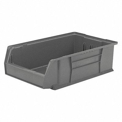 AKRO-MILS 30280GREY F9075 Super Size Bin Grey Plastic 6 in