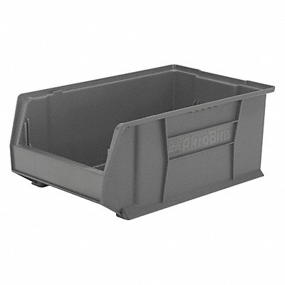 AKRO-MILS 30281GREY F8566 Super Size Bin Grey Plastic 8 in