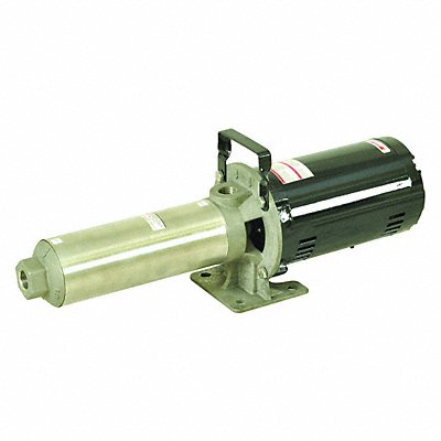DAYTON 45MW88 Booster Pump 1HP 3 Phase 208-230/460V AC