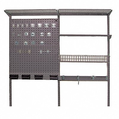 TRITON PRODUCTS 1740 Wire Wall Shelf System 66inx63inx16in