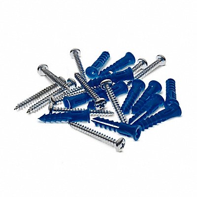 TRITON PRODUCTS LBMHKS Mounting Hardware Plastic SS Blue PK24