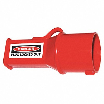 45MZ76 GRAINGER 45MZ76 Socket Lockout Red 1/4 Shackle Dia.