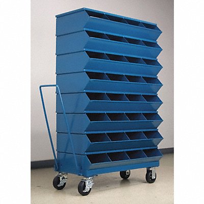 STACKBIN 3332SSMB J4619 Sectional Bin Unit 32 Blue 60-5/8 in H