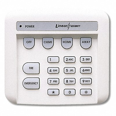 LINEAR DXS10 Key Pad 1500 ft 315 MHz 3-51/64inW