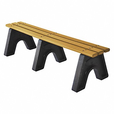 ULTRASITE PB6CEDSPOE Outdoor Bench 72 in L 16 in H Woodtne