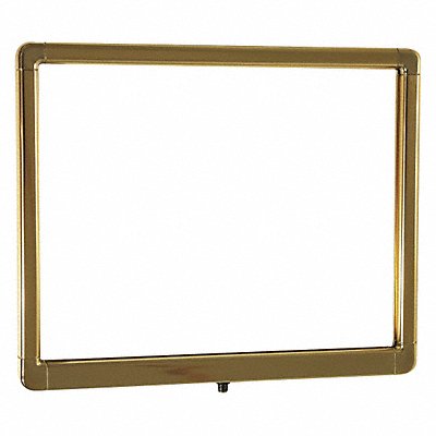 VISIONTRON FR1114DSPBPB Sign Frame 14 H 11 W Brass