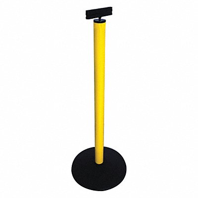 GRAINGER SP601S3YASBBMPC Sign Holder Aluminum Yellow 40 in.