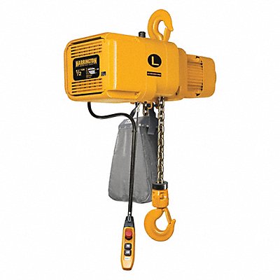 HARRINGTON NER005LD10 Electric Chain Hoist 1000 lb 10 ft.