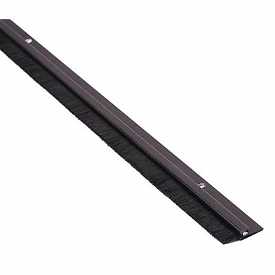 NATIONAL GUARD B606DKB48 Door Sweep 4 ft Aluminum Nylon Brush