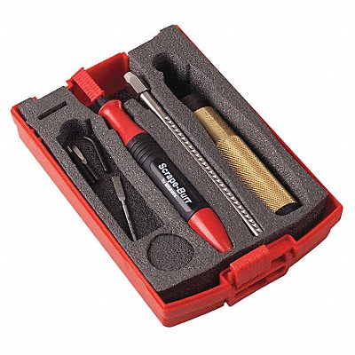 SHAVIV 15400046 Deburring Tool Set Plastic Hi Speed Stl.