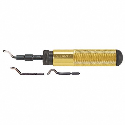 SHAVIV 15500019 Deburring Tool Set Aluminum Hi Speed Stl