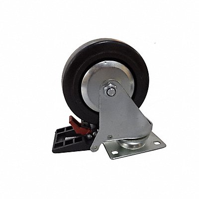 WESTWARD TT10A029SBG Swivel Tpr Castor with Brake 5x2