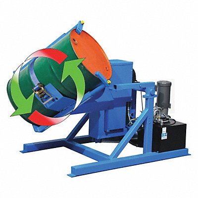 MORSE 3101 DrmTmblr TilttoLoad 30to55gal 23.5in Dia