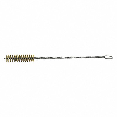 WESTWARD 45PF09 Single Spiral Tube Brush Brass PK10