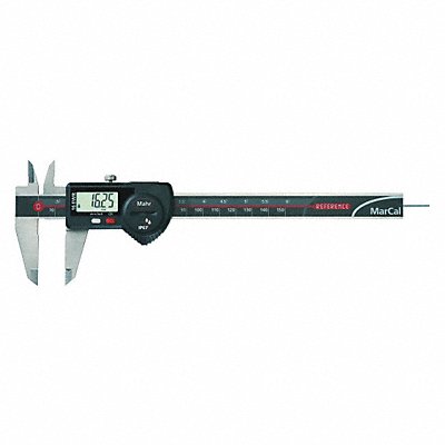 MAHR 4103064 Digital Caliper 0.001 in.Res 150mm Range
