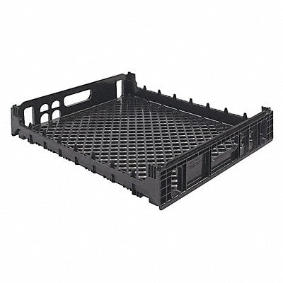ORBIS NPL630B06Black Bun Basket 25.8x21.6x4.1 in H Plastic
