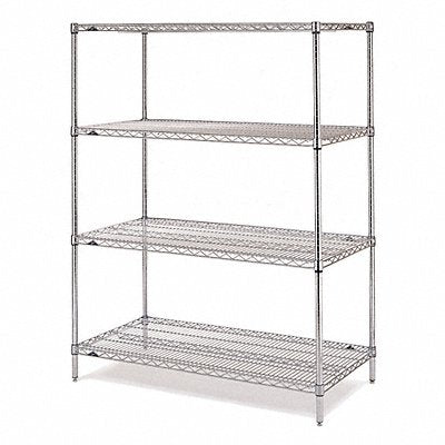 METRO 54P41848NC4 Wire Shelving Unit Cap 500 lb 18inx54inx48in