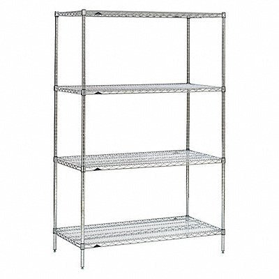 METRO 74P42448NC4 Wire Shelving Unit Cap 500 lb 24inx74inx48in