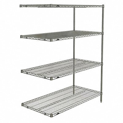 METRO 74P21860NC49995Z8 Wire Shelving Unit Cap 500 lb 18inx74inx60in