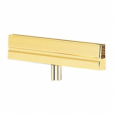 LAWRENCE METAL BRACKETNOSC2P Sign Holder 2 1/2 H 6 W Brass