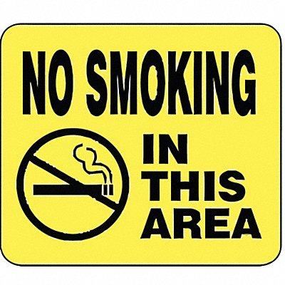 TENSABARRIER SG10351114250H Acrylic Sign No Smoking In This Area