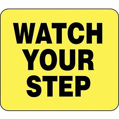 TENSABARRIER SG5351114250H Acrylic Sign Yellow Watch Your Step