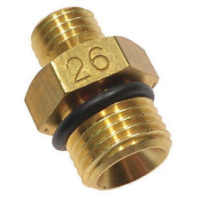 WESTWARD AMC086A26 Adaptor m16x15 Male-m12x15 Male