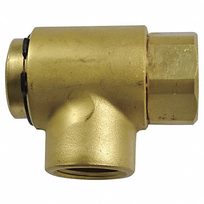 SPEEDAIRE 6WA731 Swivel 90 Deg Steel 1/2 in FNPT Inlet